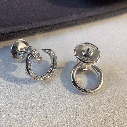[Polaidi Jewelry]JUSTE EARRINGS SILVER DIAMONDS