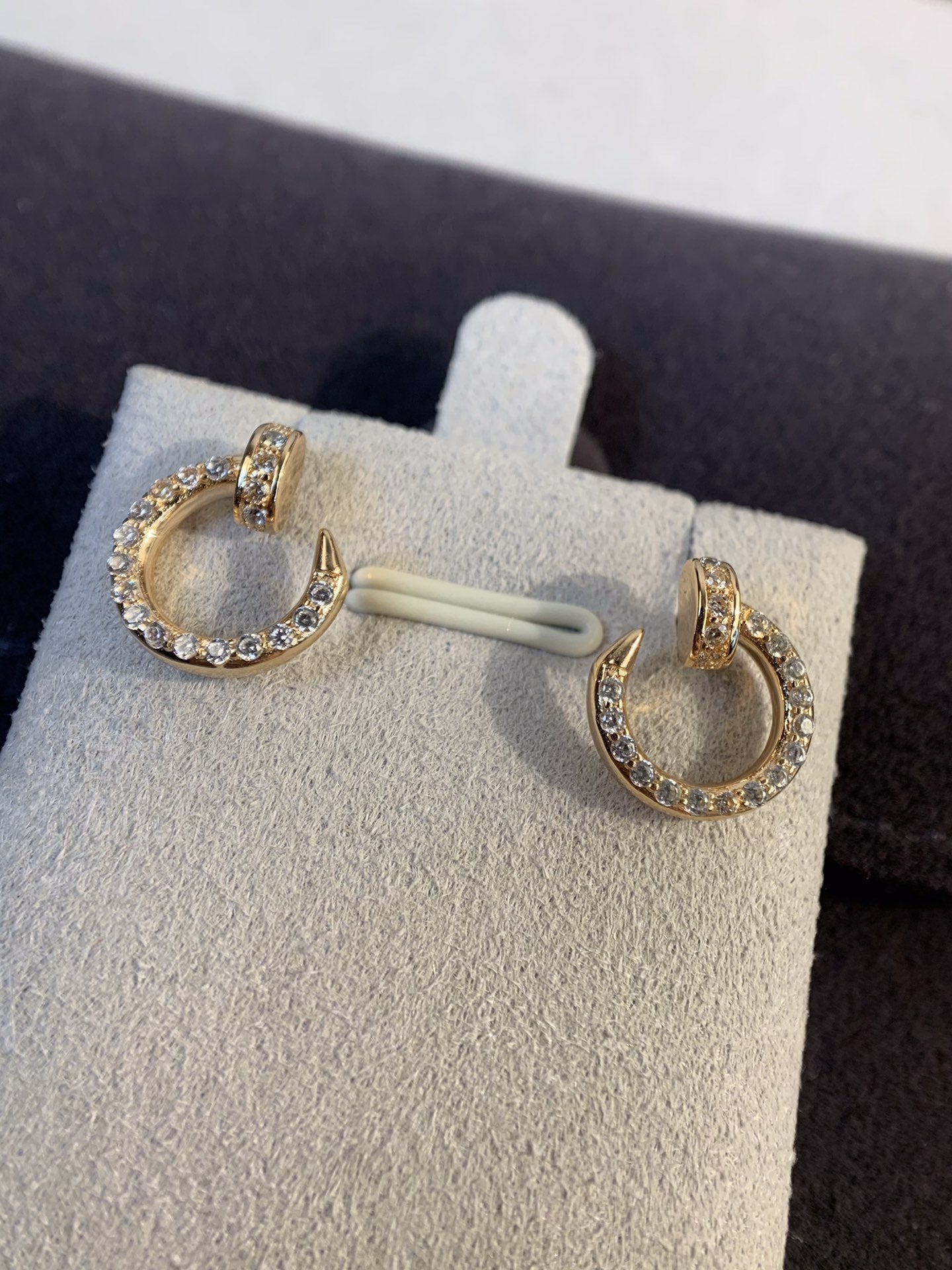 [Polaidi Jewelry]JUSTE EARRINGS GOLD DIAMONDS