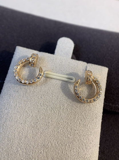 [：Polaidi Jewelry]JUSTE EARRINGS GOLD DIAMONDS