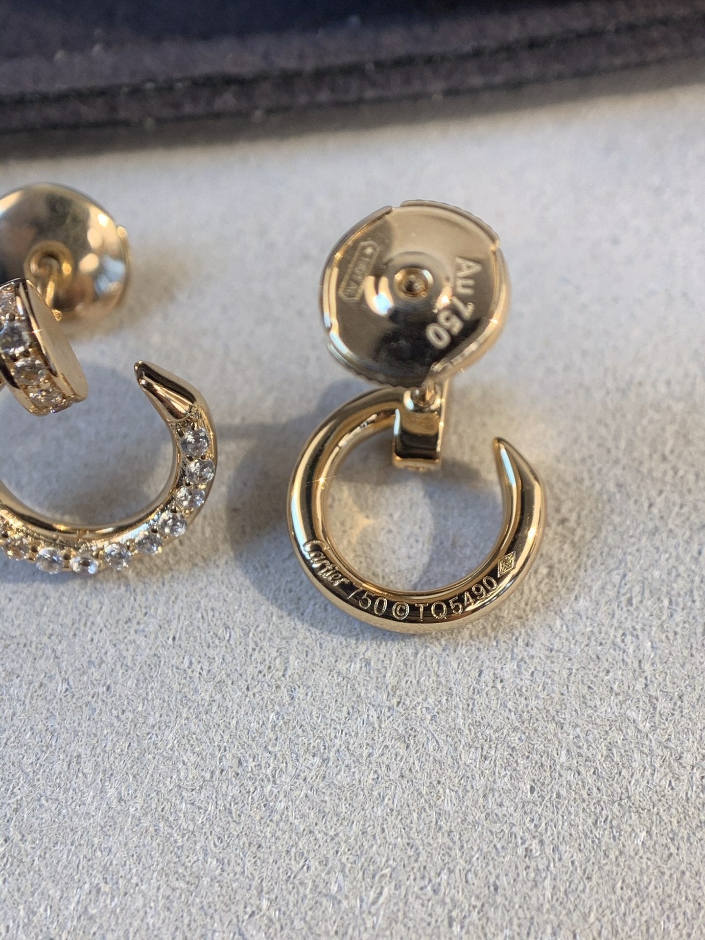 [：Polaidi Jewelry]JUSTE EARRINGS GOLD DIAMONDS