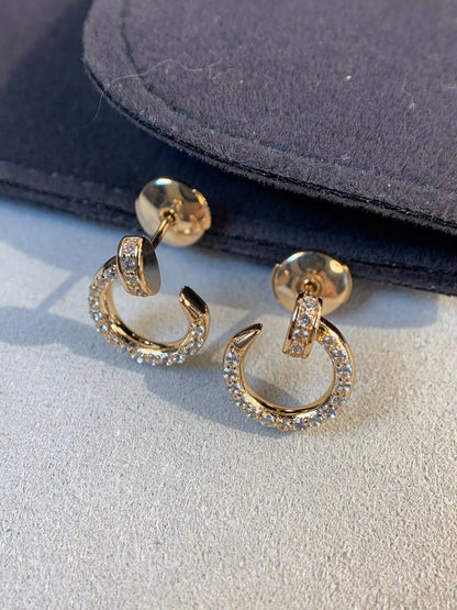 [Polaidi Jewelry]JUSTE EARRINGS GOLD DIAMONDS