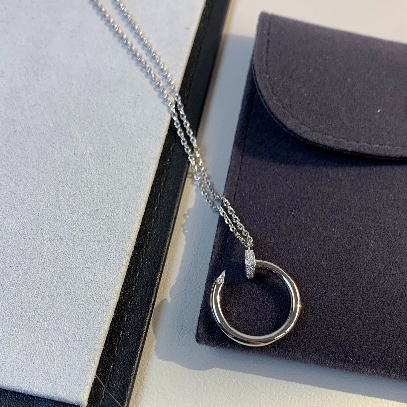 [：Polaidi Jewelry]JUSTE NECKLACE SILVER