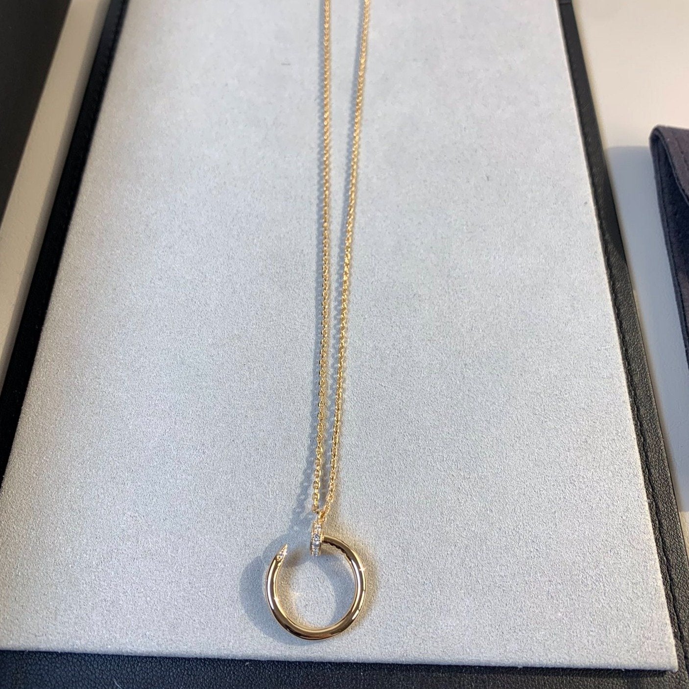 [Polaidi Jewelry]JUSTE NECKLACE PINK GOLD