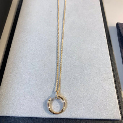 [Polaidi Jewelry]JUSTE NECKLACE PINK GOLD