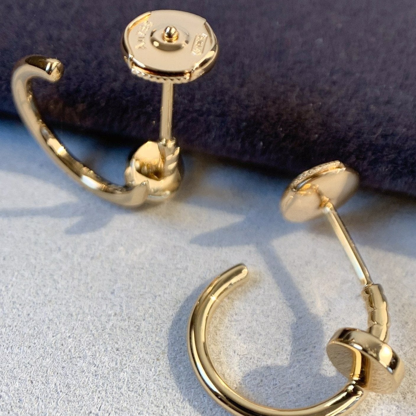 [：Polaidi Jewelry]JUSTE EARRINGS PINK GOLD