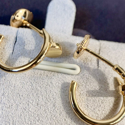 [：Polaidi Jewelry]JUSTE EARRINGS PINK GOLD