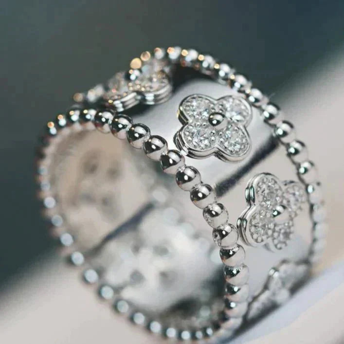 [：Polaidi Jewelry]CLOVER KALEIDOSCOPE RING 10MM