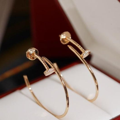 [Polaidi Jewelry]JUSTE EARRINGS DIAMONDS 1.8MM