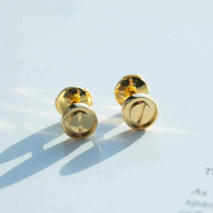 [Polaidi Jewelry]LOVE EARRINGS GOLD 10MM