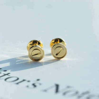 [：Polaidi Jewelry]LOVE EARRINGS GOLD 10MM