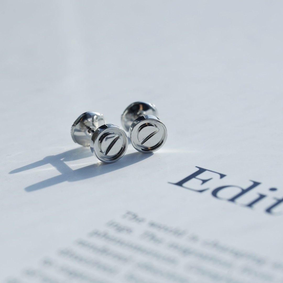[Polaidi Jewelry]LOVE EARRINGS SILVER 10MM