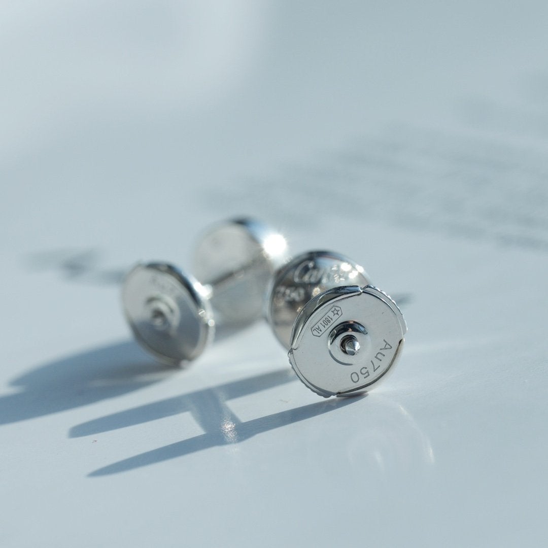 [：Polaidi Jewelry]LOVE EARRINGS SILVER 10MM