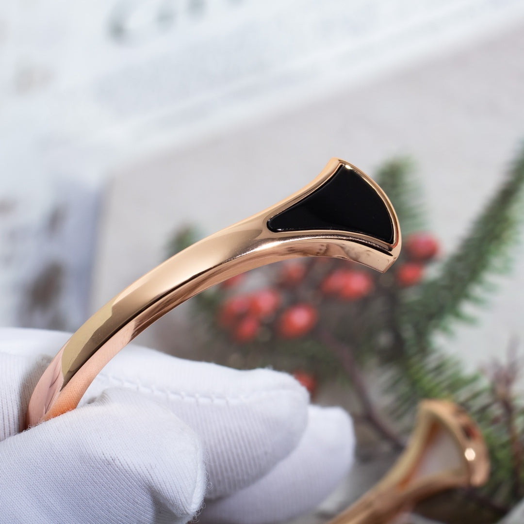 [Polaidi Jewelry]DREAM BRACELET OPEN PINK GOLD MOP