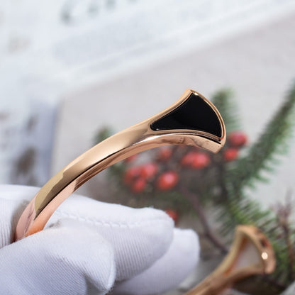 [Polaidi Jewelry]DREAM BRACELET OPEN PINK GOLD MOP