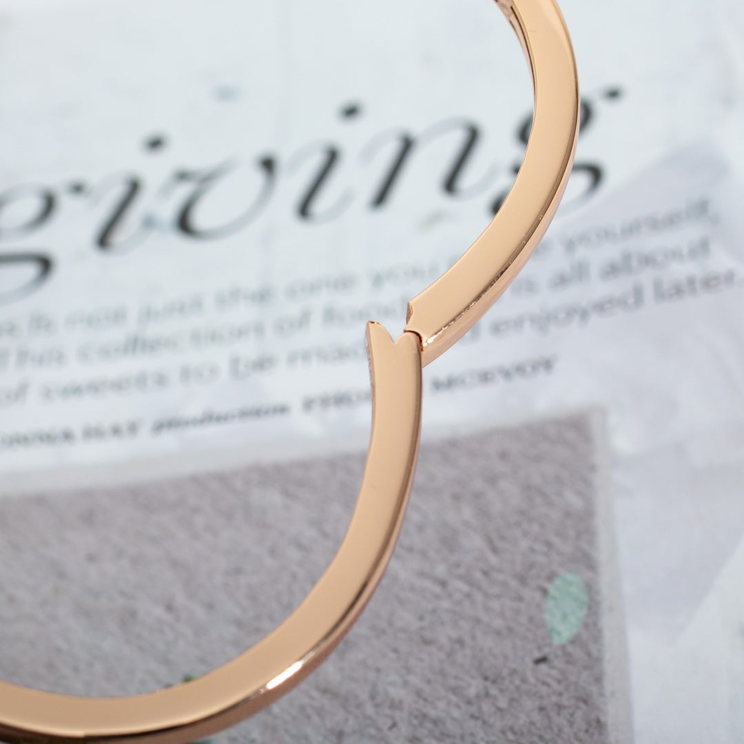 [Polaidi Jewelry]DREAM BRACELET OPEN PINK GOLD MOP DIAMOND