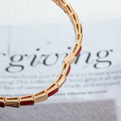 [Polaidi Jewelry]SERPENTI BRACELET PINK GOLD RUBELLITE
