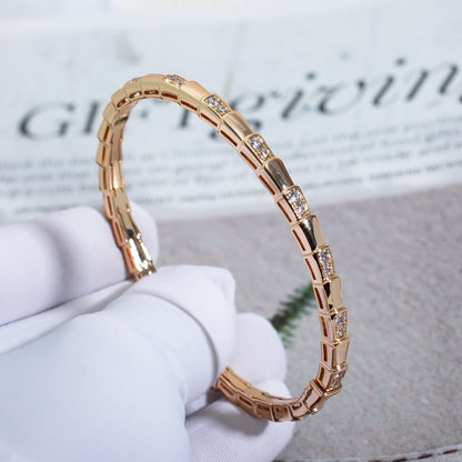 [Polaidi Jewelry]SERPENTI BRACELET PINK GOLD DIAMOND