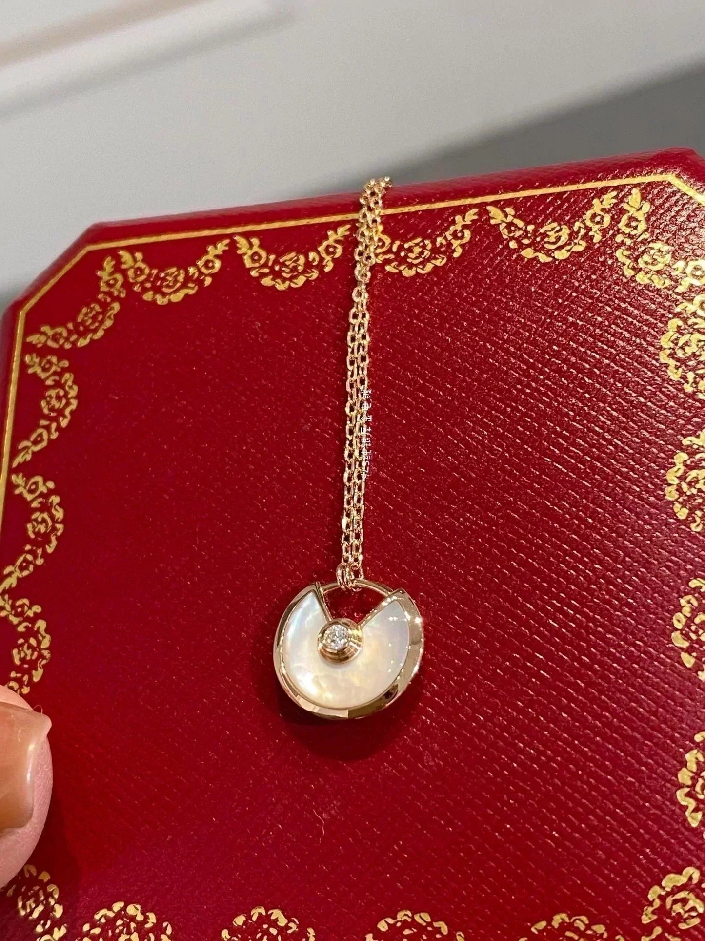 [Polaidi Jewelry]AMULETTE ROSE GOLD MOP NECKLACE
