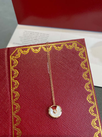[Polaidi Jewelry]AMULETTE ROSE GOLD MOP NECKLACE