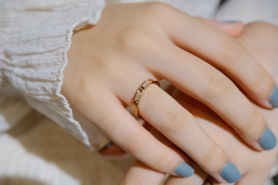 [Polaidi Jewelry]LOVE RING 2.65MM DIAMOND