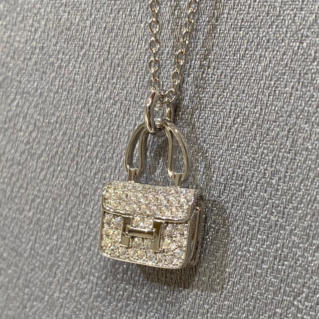 [：Polaidi Jewelry]CONSTANCE PEDANT DIAMOND NECKLACE