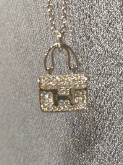 [Polaidi Jewelry]CONSTANCE PEDANT DIAMOND NECKLACE