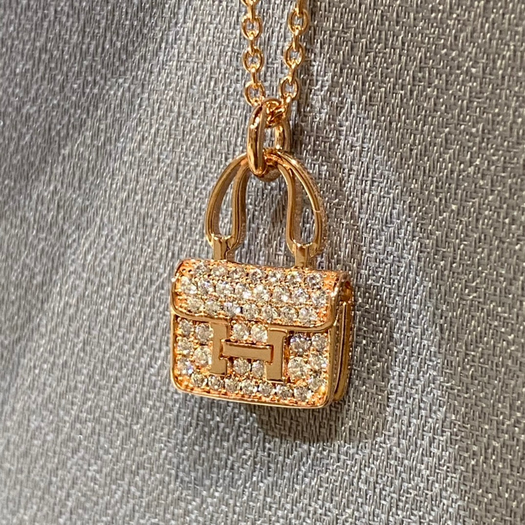 [Polaidi Jewelry]CONSTANCE PEDANT DIAMOND NECKLACE