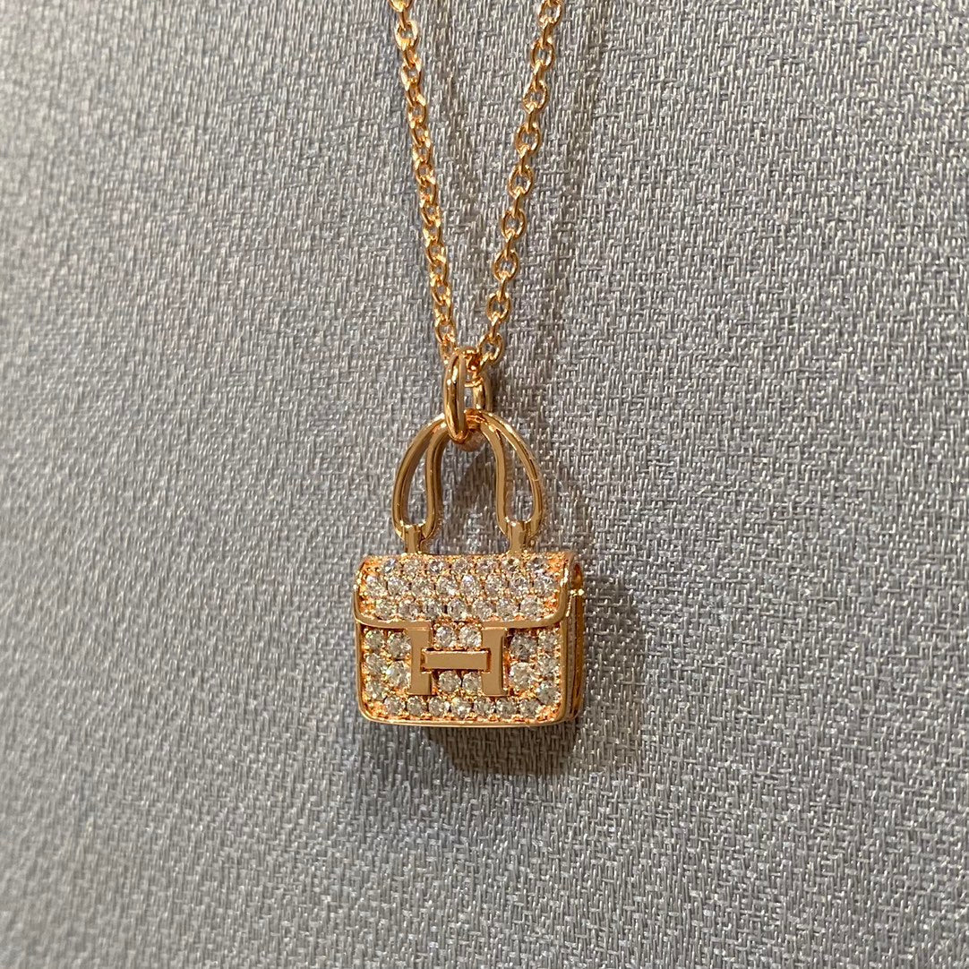 [Polaidi Jewelry]CONSTANCE PEDANT DIAMOND NECKLACE