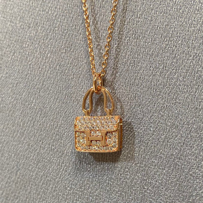 [：Polaidi Jewelry]CONSTANCE PEDANT DIAMOND NECKLACE