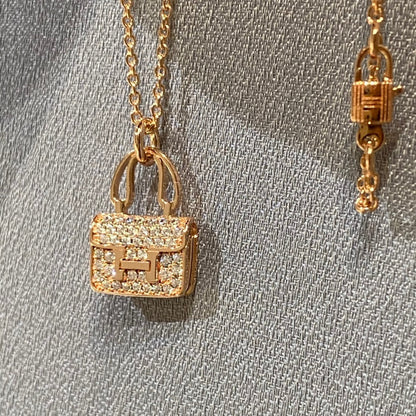 [：Polaidi Jewelry]CONSTANCE PEDANT DIAMOND NECKLACE