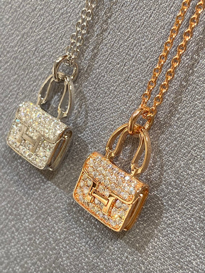 [：Polaidi Jewelry]CONSTANCE PEDANT DIAMOND NECKLACE