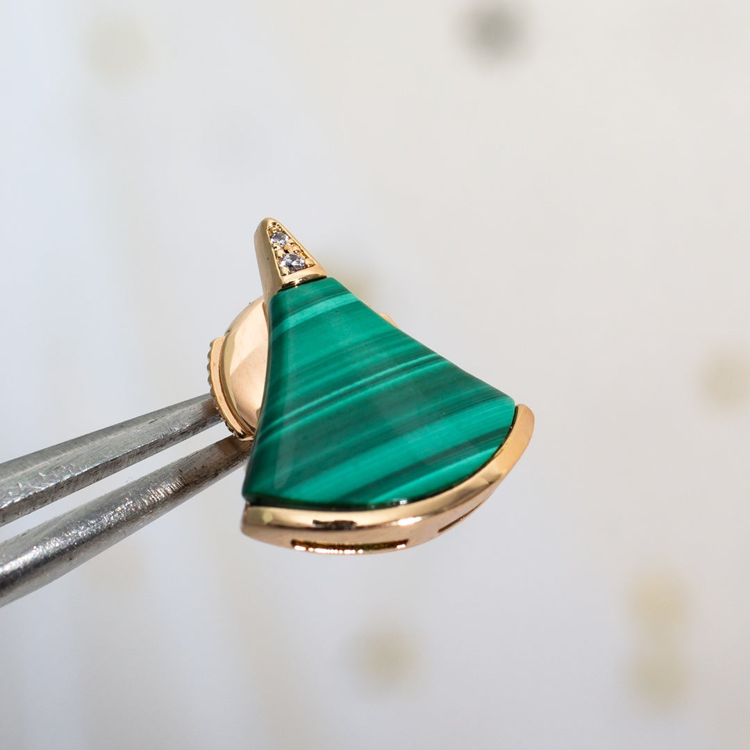 [Polaidi Jewelry]DIVAS DREAM EARRINGS PINK GOLD