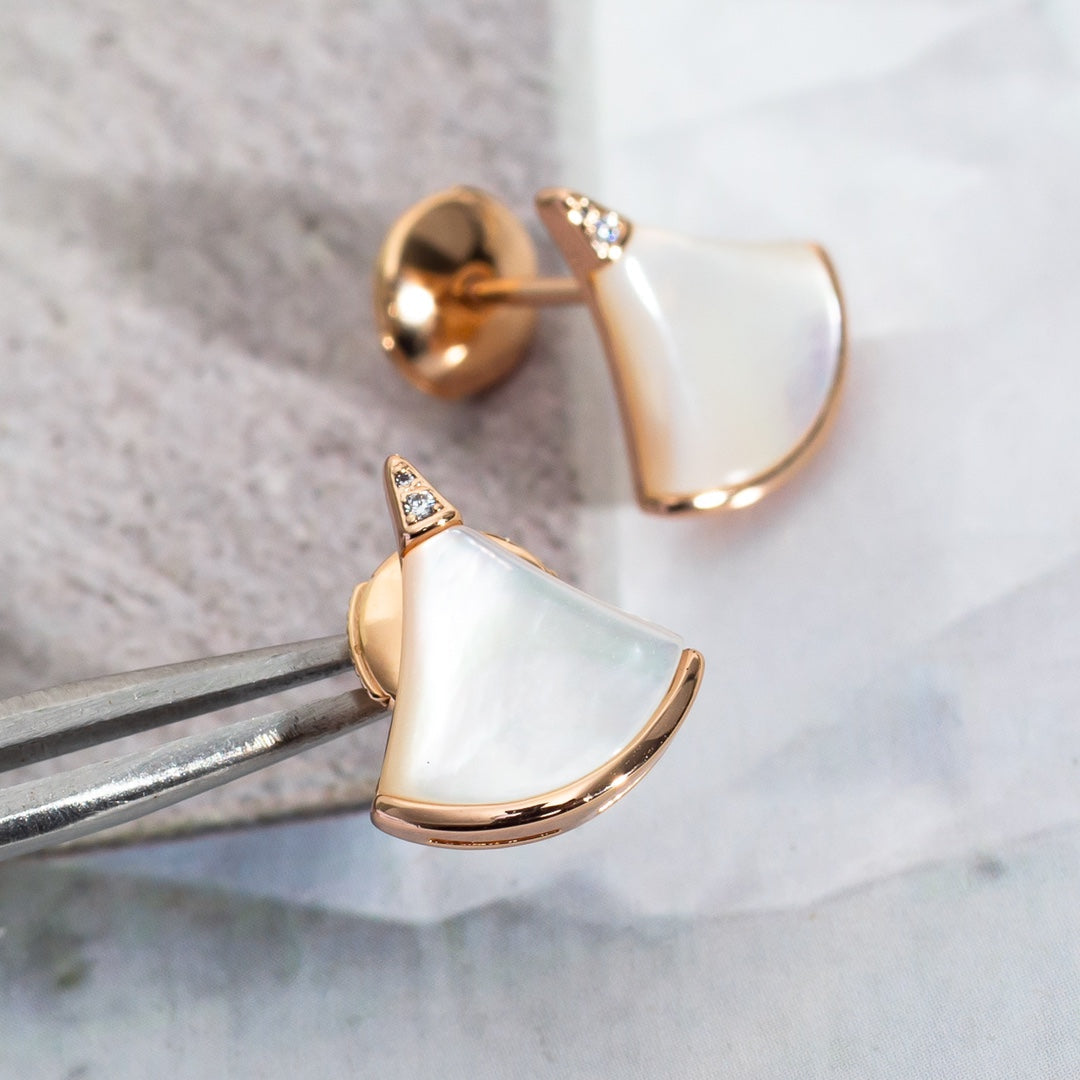[Polaidi Jewelry]DIVAS DREAM EARRINGS PINK GOLD