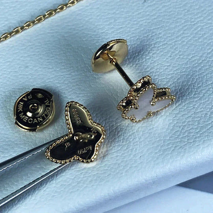 [Polaidi Jewelry]SWEET BUTTERFLY MOP EARSTUDS