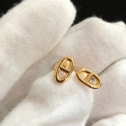 [：Polaidi Jewelry]CHAINE SMALL EARRINGS GOLD AND SILVER