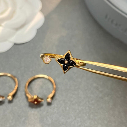 [：Polaidi Jewelry]STAR 1 DIAMOND OPEN RING