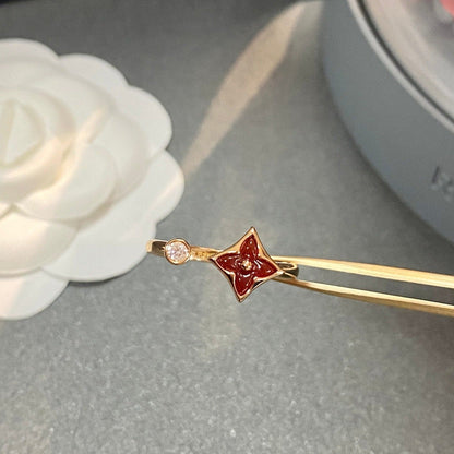 [Polaidi Jewelry]STAR 1 DIAMOND OPEN RING