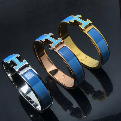 [Polaidi Jewelry]H BRACELET BLUE RAINBOW CERAMIC