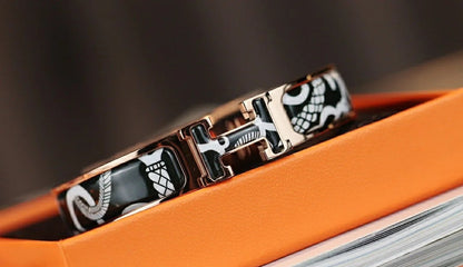 [：Polaidi Jewelry]H TARTAN BRACELET 12MM