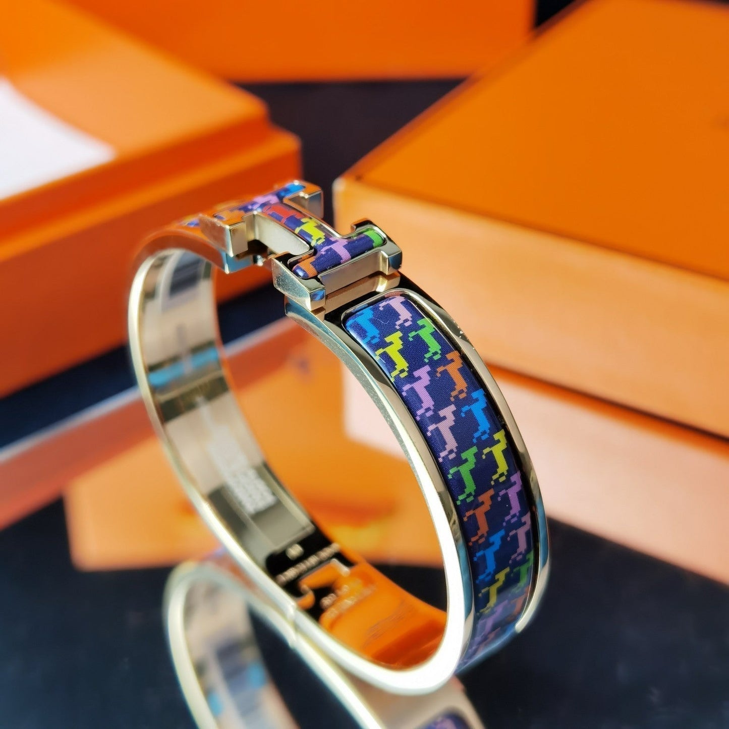 [Polaidi Jewelry]H HORSE BRACELET 12MM