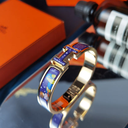[Polaidi Jewelry]H STAR AND MOON BRACELET 12MM
