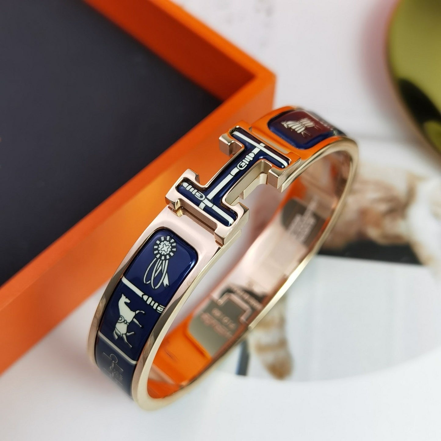 [：Polaidi Jewelry]H COUVERTURES DARK BLUE BRACELET