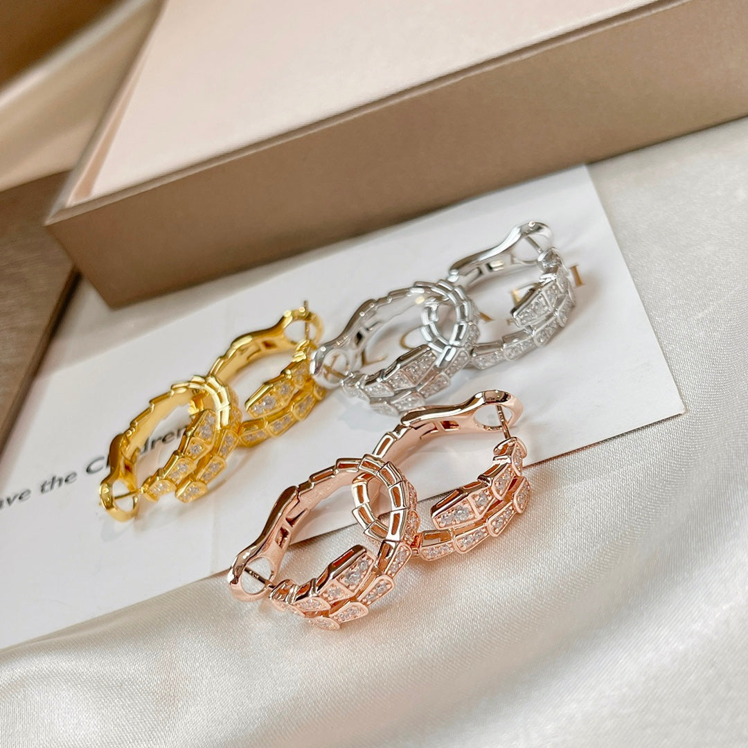 [Polaidi Jewelry]SERPENTI EARRINGS DIAMOND