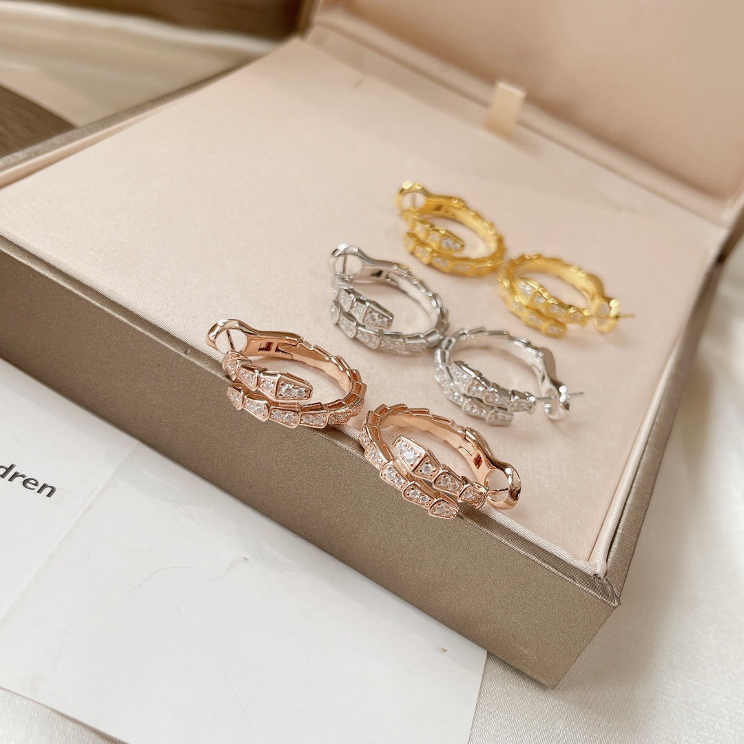 [Polaidi Jewelry]SERPENTI EARRINGS DIAMOND