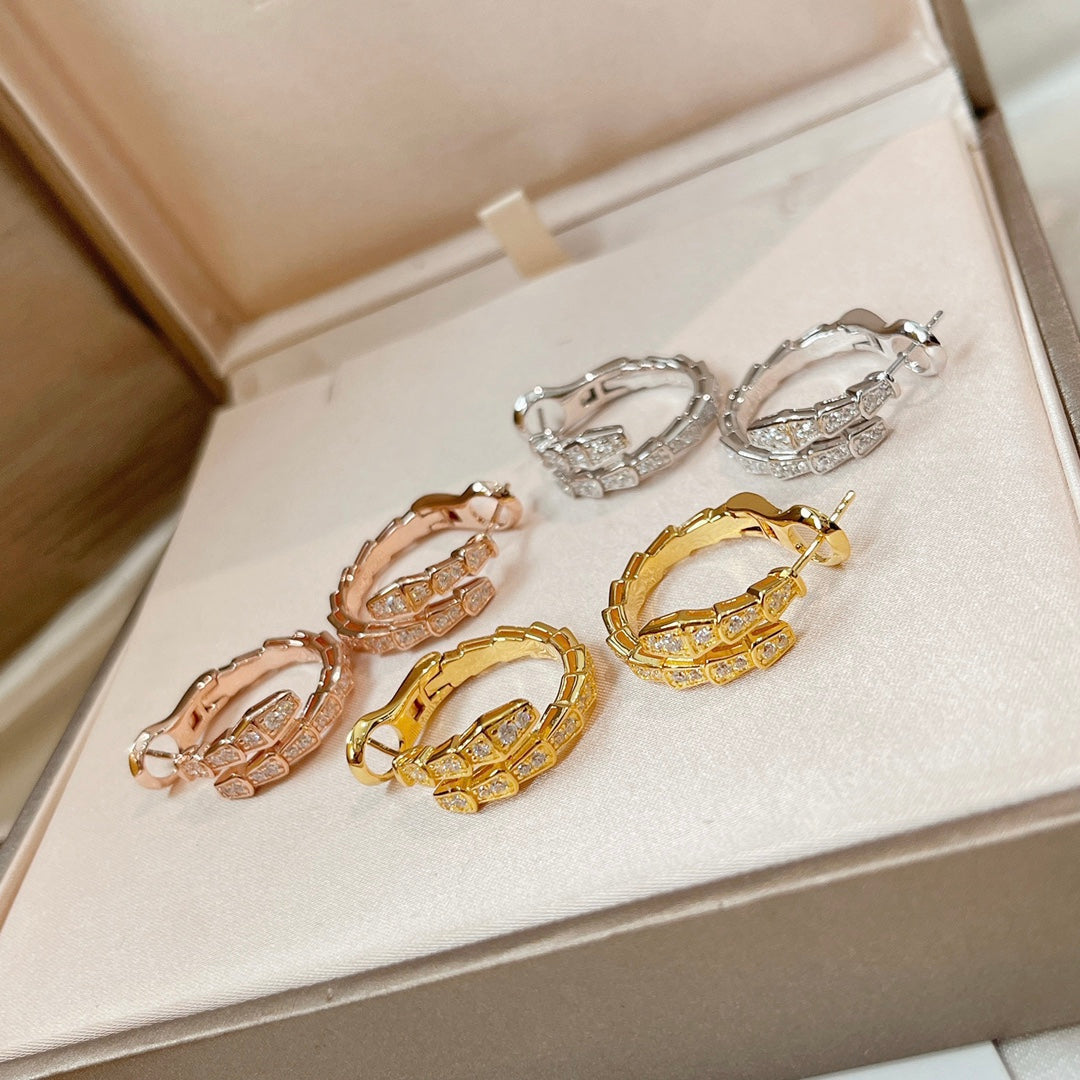[Polaidi Jewelry]SERPENTI EARRINGS DIAMOND