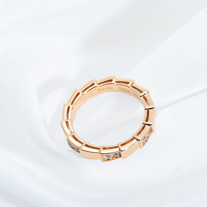 [Polaidi Jewelry]SERPENTI RING PINK GOLD  3MM