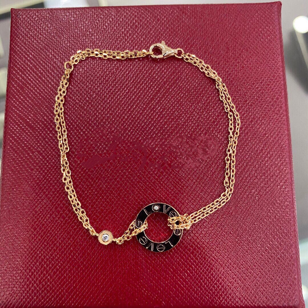 [Polaidi Jewelry]LOVE BRACELET 2 DIAMOND