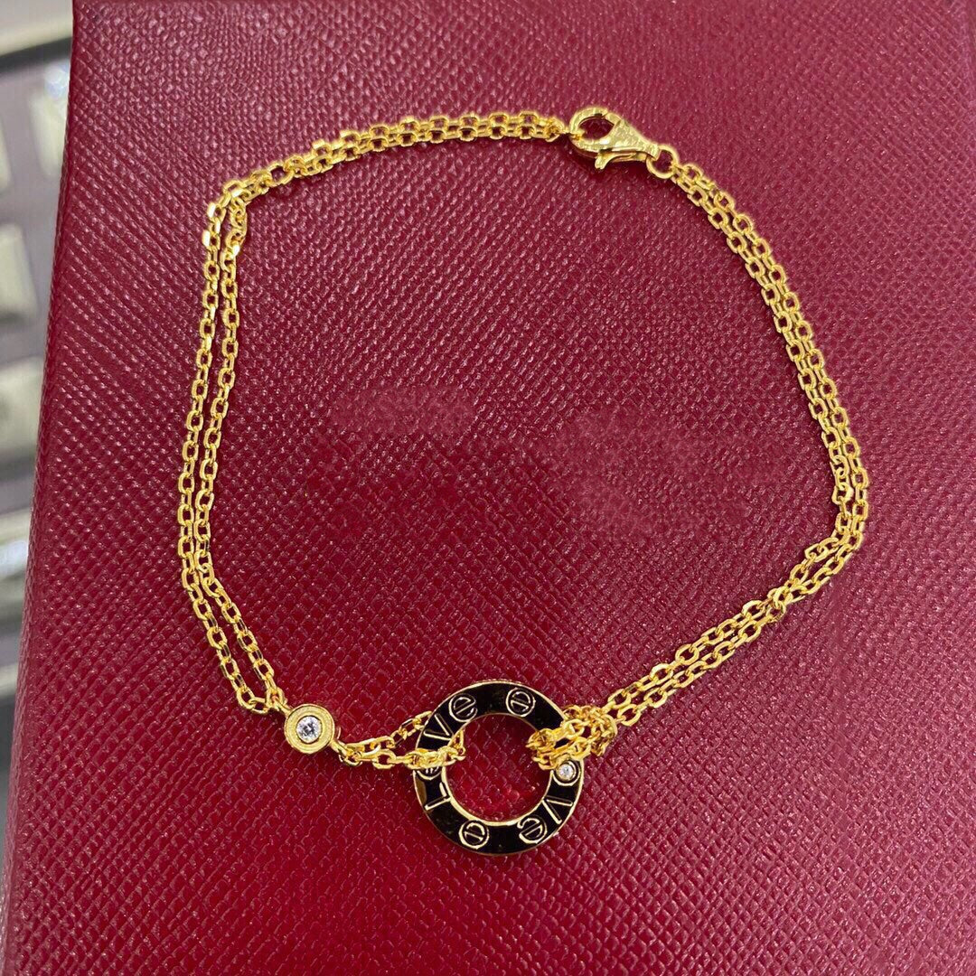 [：Polaidi Jewelry]LOVE BRACELET 2 DIAMOND