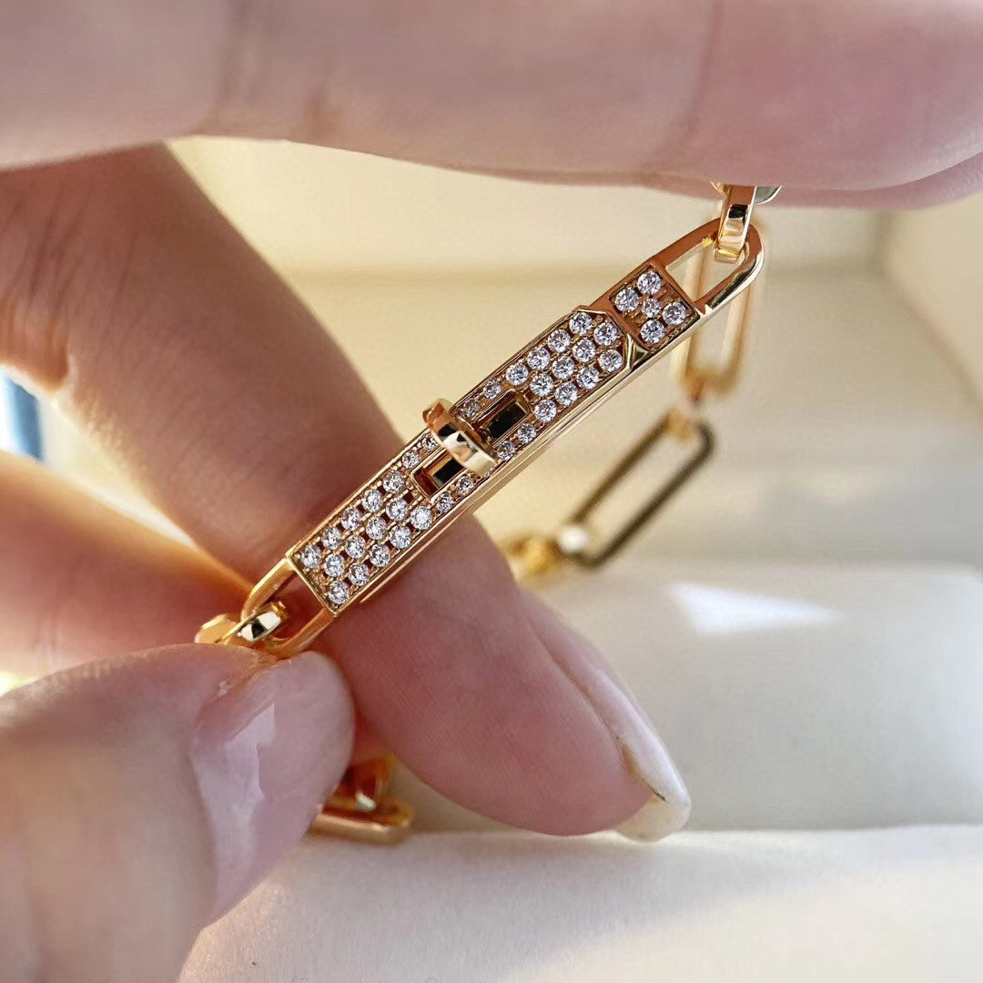 [：Polaidi Jewelry]CHAINE BRACELET SMALL MODEL DIAMOND