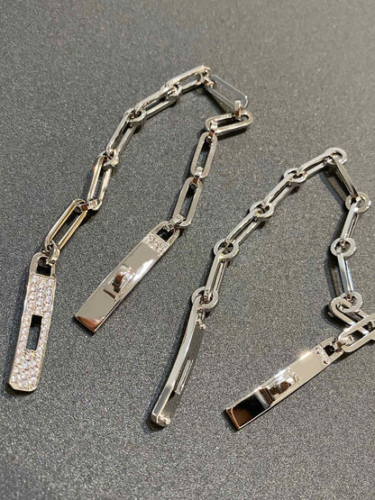 [Polaidi Jewelry]CHAINE BRACELET SMALL MODEL DIAMOND